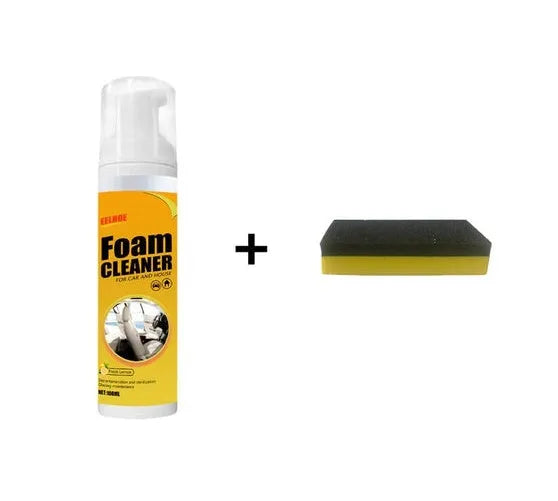 Car interior foam cleaner bottle 30ml for spot cleaning seats and ceiling upholstery