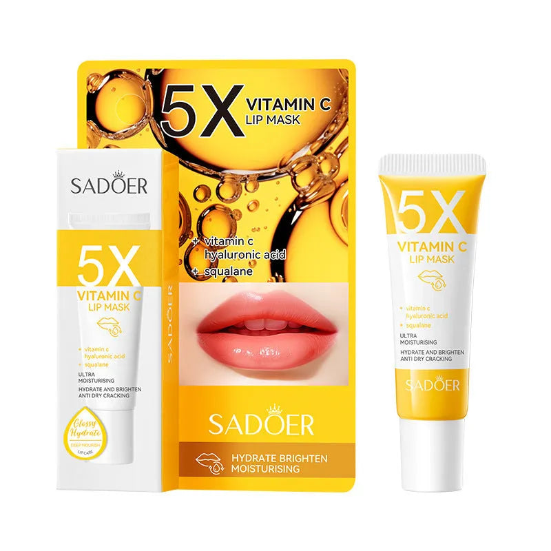 10g jar of Nicotinamide Powder Lip Moisturising Film, an anti-chapping lip mask with ceramide and Vitamin C.