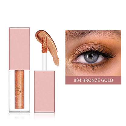 Liquid Eyeshadow with crushed diamond effect in various shades for a glamorous look