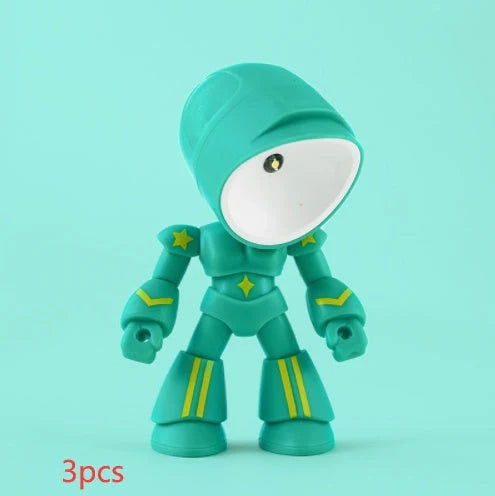 Hero War Police LED Table Lamp with adjustable arms and 360° rotatable head for kids