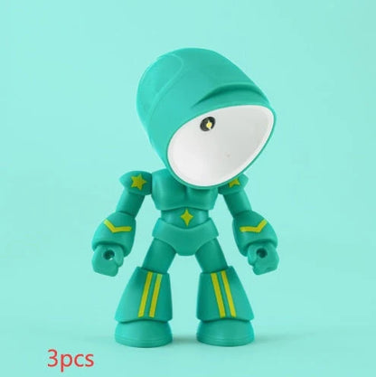 Hero War Police LED Table Lamp with adjustable arms and 360° rotatable head for kids