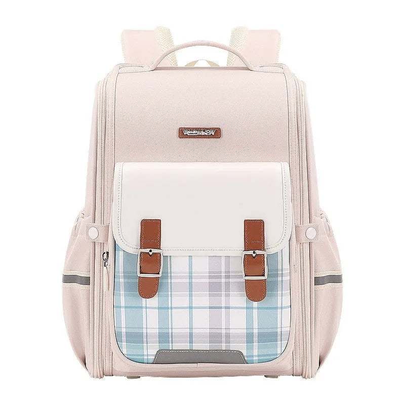 Student school backpack in Oxford cloth available in two sizes and eight colour options for grades 5-6