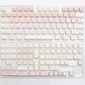 Full set of PBT keycaps for mechanical keyboard with over 98 keys excluding 7u and spacebar