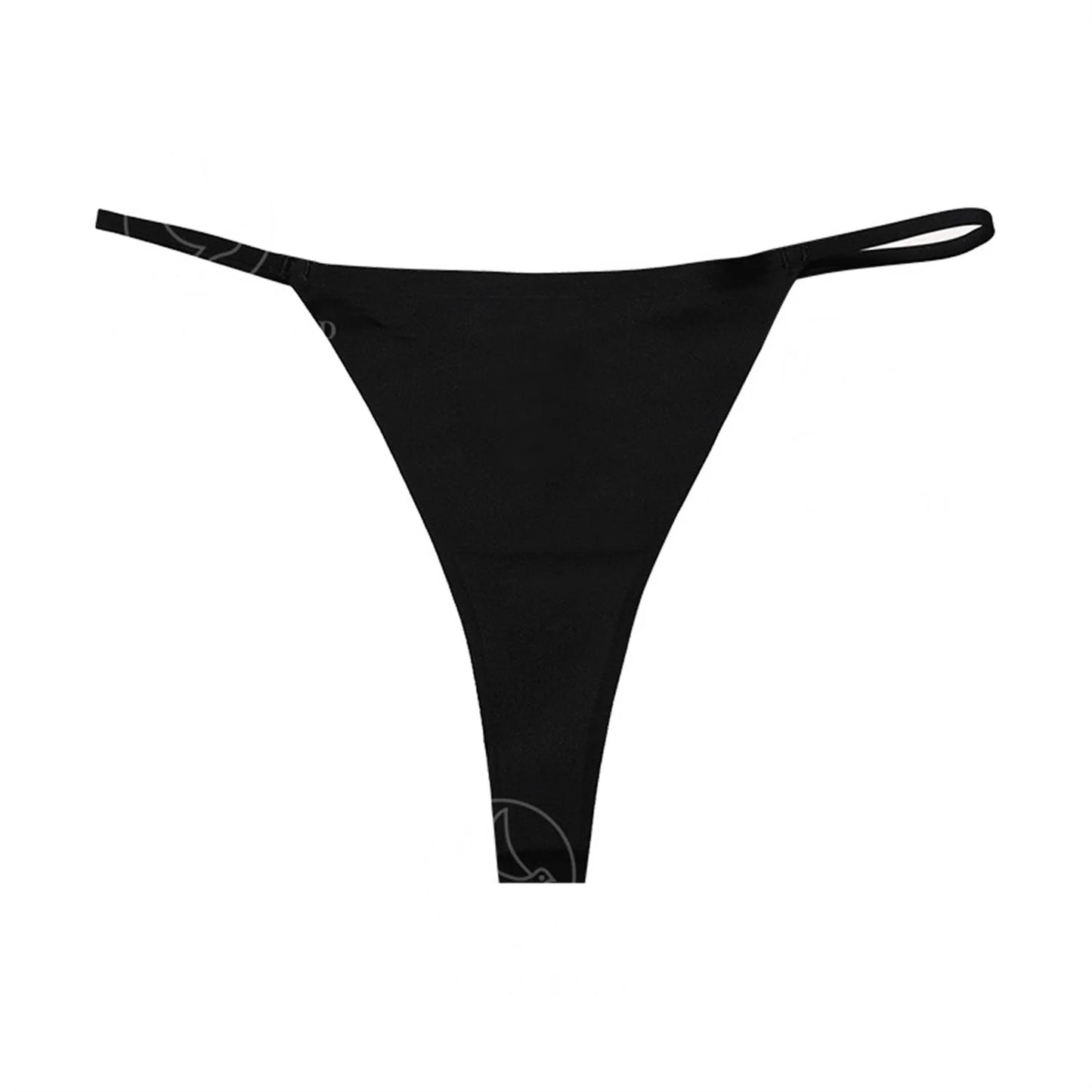 Seamless thin belt buckle T-shaped panties set for women in five colours
