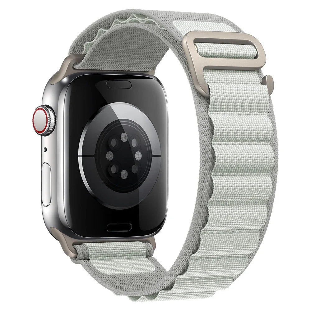 Apple Watch nylon strap with metal tips in various colours