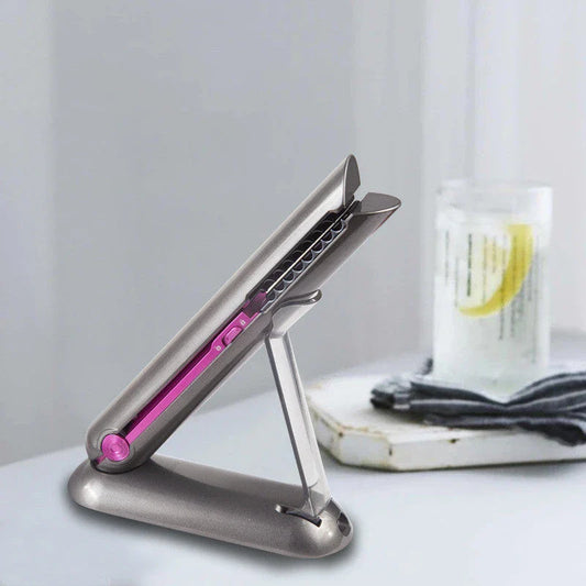 Cordless 2-in-1 Hair Straightener and Curler with Flexible Ceramic Plates for Smooth, Frizz-Free Styling