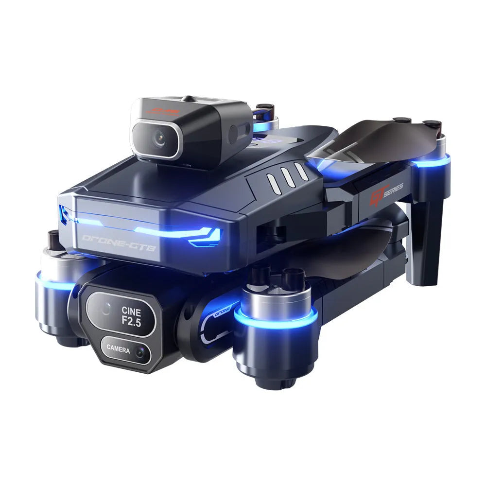 Screen UAV HD aerial photography quadcopter with 4.3-inch screen remote control, brushless motor, and optical flow hover in flight