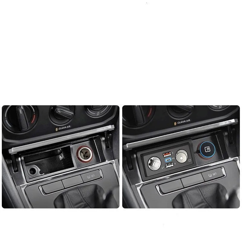 Volkswagen car charger for Lavida Polo models with QC3.0 fast charging technology