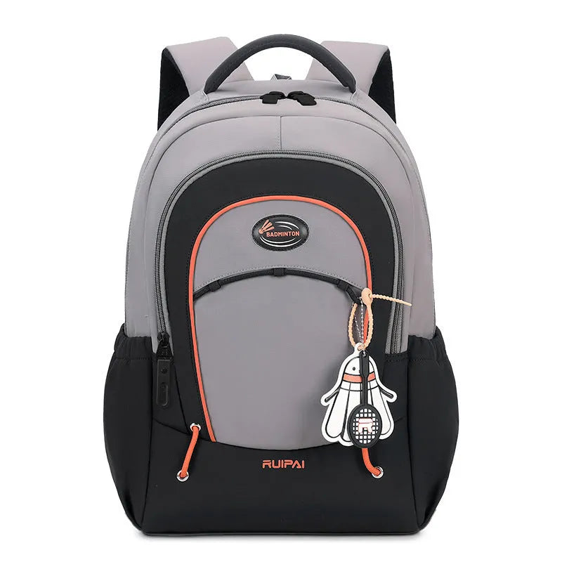 Leisure travel backpack with curved shoulder straps in cherry blossom pink colour