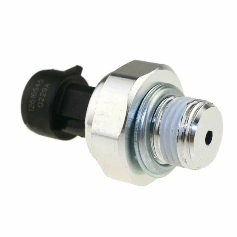 Buick Regal Chevrolet engine oil pressure sensor replacement part on white background.