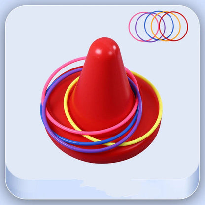 Children's balance training toy with bright colours and tactile dots for sensory integration