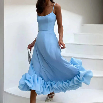 Women's A-Line Skirt with large 3D flower design in various colours