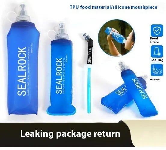 Plastic portable straw for mountain climbing and biking with suction tube