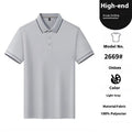 Youth ice ion lapel short sleeve polo shirt in straight cut pullover style