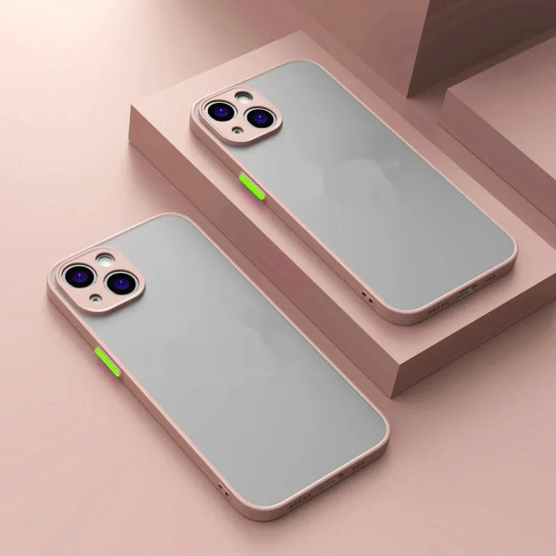 Frosted magnetic iPhone case in multiple colours for iPhone 13, 14, and 15 models