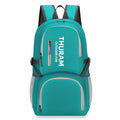 Outdoor folding shoulder travel bag in Oxford cloth with 20-35L capacity and air pillow belt