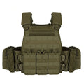 Men's polyester camouflage tactical vest in free size for outdoor training and shooting sports