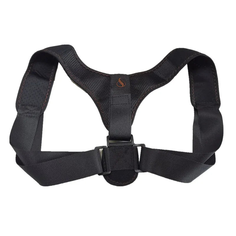 Clavicular posture correction belt with adjustable shoulder straps for anti-humpback support