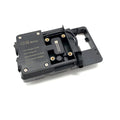 Black ABS plastic phone navigation bracket for BMW R1200GS and R1250GS motorcycles
