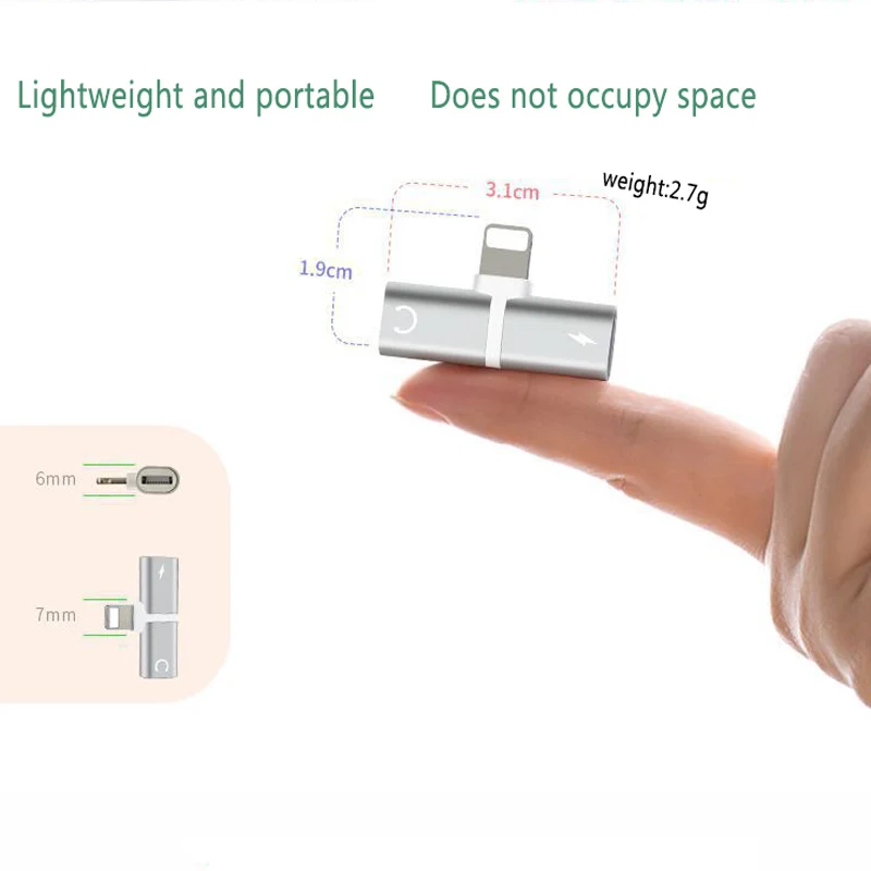 4-in-1 iPhone Lightning Adapter with charging, audio, calling, and device control capabilities