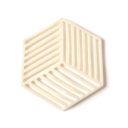 Trendha's stylish geometric cup coasters made from durable, eco-friendly rubber to protect your surfaces