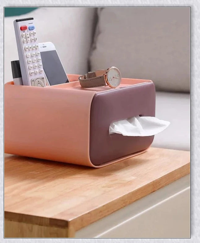 Shopfluxpro NZ Stylish Tissue Box Organizer for Your Kiwi Desk