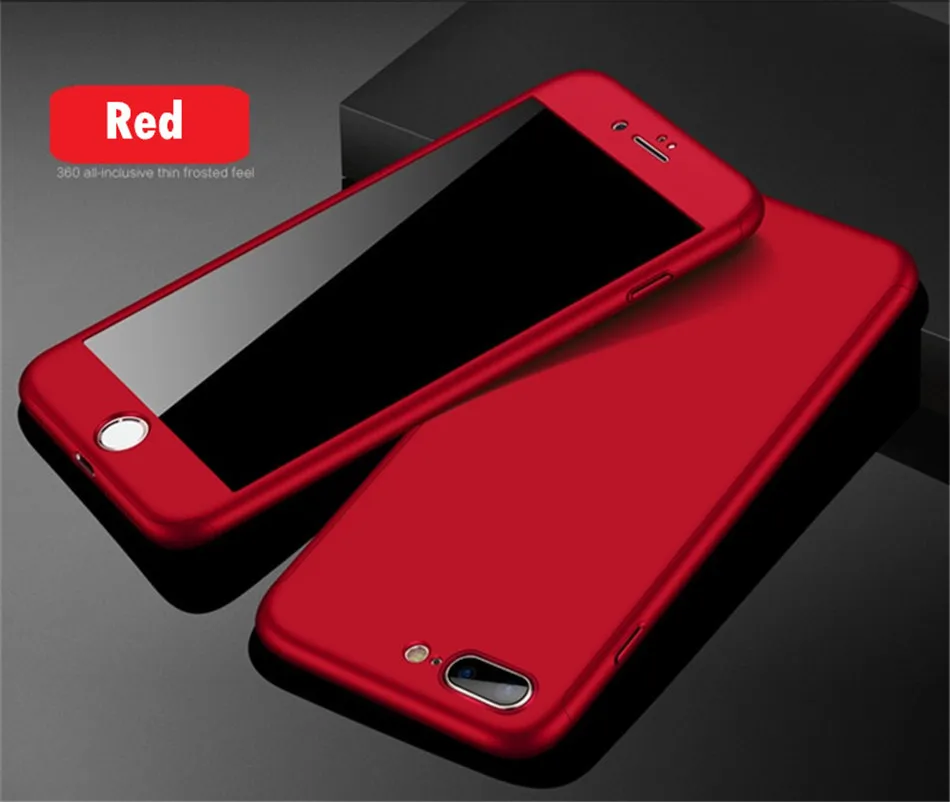 Ultra-Slim iPhone Case with Protective Glass - Sleek Design, 360-Degree Protection, Shatter-Resistant Screen