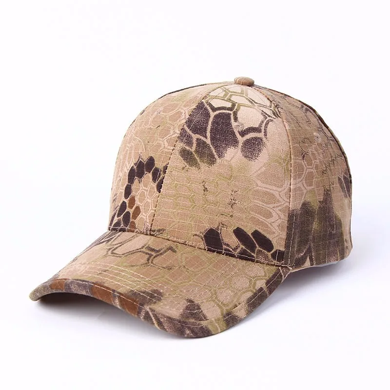 Versatile Camouflage Cap with adjustable fit and breathable polyester fabric, perfect for outdoor activities in New Zealand