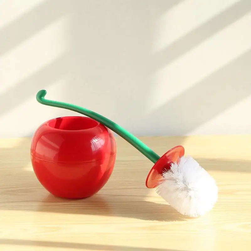 Cheeky Cherry Toilet Brush - A unique and durable toilet cleaning tool with a fun, Kiwi-inspired design