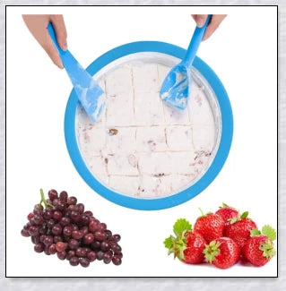 Slushypan - Magic Ice Cream Maker Pan Fried Yogurt Rolling Machine, a revolutionary kitchen tool that lets you make homemade frozen treats in minutes.