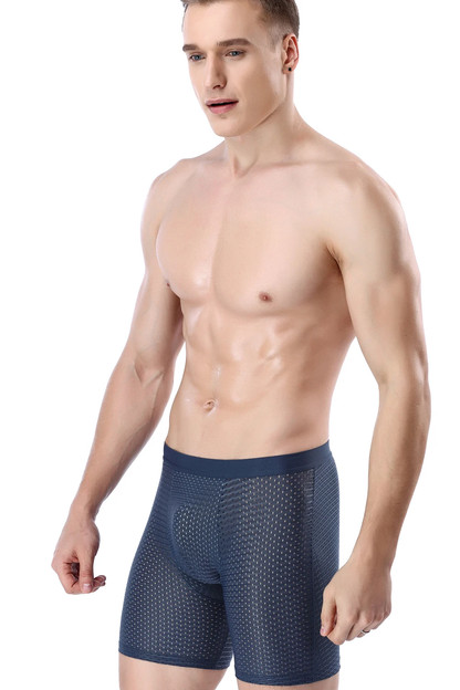 Breathable and comfortable men's ice silk briefs in various colors and sizes for cool, dry comfort during the Kiwi summer