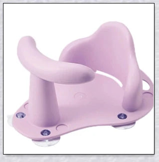 Deluxe Baby Bath Seat with anti-slip suction cups and supportive back and leg rest for a comfortable and secure bathing experience