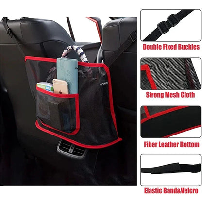 Car Seat Storage and Safety Net - Multi-Functional Organiser and Pet Barrier