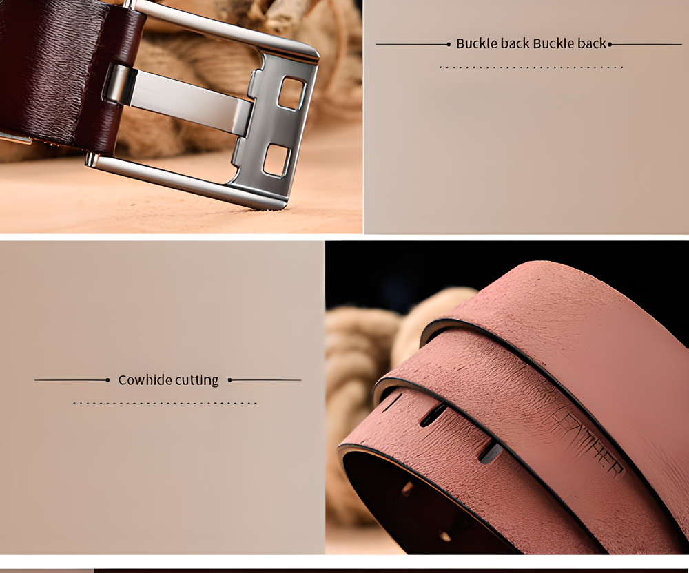 DWTS Premium Genuine Leather Belt, a durable and stylish accessory made for the Kiwi man