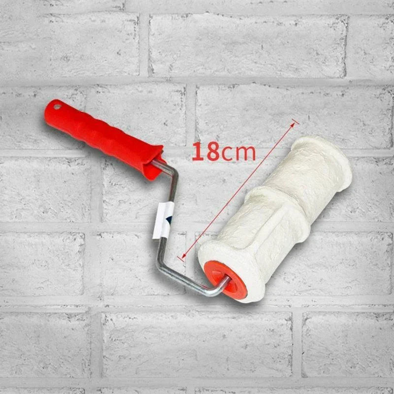 Brick Pattern Paint Roller for creating realistic-looking textured brick designs on walls, floors, and other surfaces