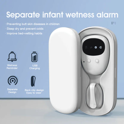 Anti-bedwetting and dampness alarm with wireless design, multiple reminder modes, and rechargeable batteries for use by children and seniors in New Zealand