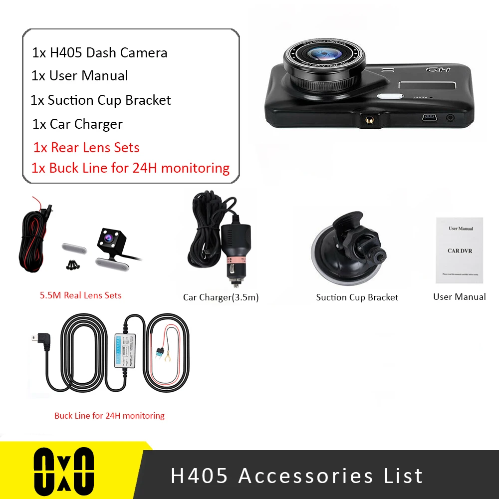 Smart Full HD Front & Rear Dash Cam Car DVR with dual lens, wide-angle 6G lens, and advanced features for enhanced driving safety and documentation