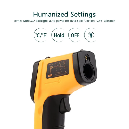 Digital Infrared Thermometer Gun - Precise, Portable, and Versatile Temperature Measurement Tool for Kiwi Homes and Businesses