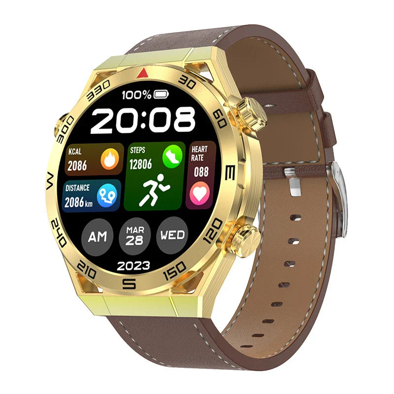 Stylish smart sports watch with alloy construction, waterproof design, and comprehensive fitness tracking features for the active Kiwi lifestyle