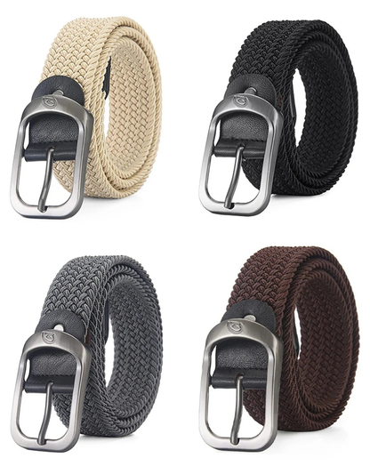 Versatile woven elastic belt in various colors, featuring a stylish design and a lightweight, comfortable fit for the active Kiwi lifestyle.