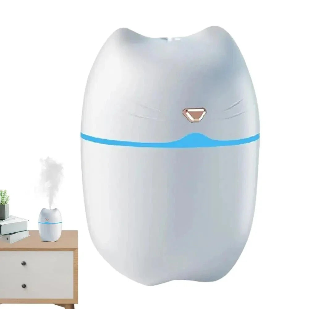 Portable car indoor humidifier with large water tank, quiet operation, and aromatherapy function