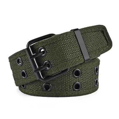 Ultra-Durable Woven Buckle Belt in Various Colors - Breathable, Adjustable Design for Kiwi Lifestyles