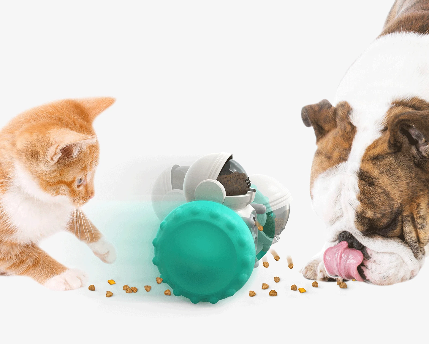 SmartFeed™ Interactive Brain-Boosting Pet Toy Snack Dispenser in various colors for dogs and cats