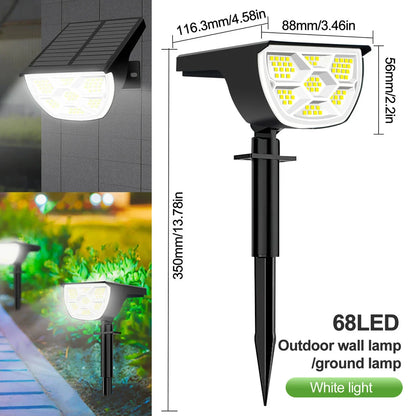 Outdoor Solar Landscape Spotlights with Multiple LED Options and Weatherproof Design for Enchanting Kiwi Gardens