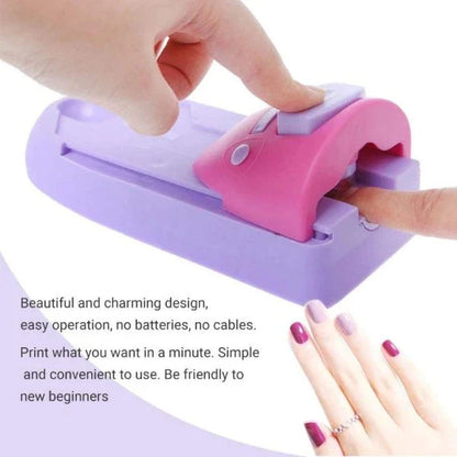 Stylish Nail Art Printer - Compact, Cordless Nail Printing Machine for Effortless, Salon-Quality Nail Designs at Home