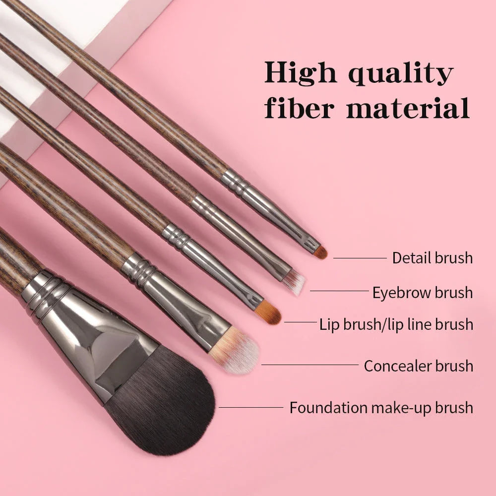 22-Piece Premium Makeup Brush Set with Soft Synthetic and Goat Hair Bristles for Flawless Makeup Application