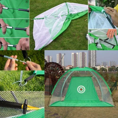 Brilliant Golf Driving Net - Heavy-duty, portable, and designed for serious Kiwi golfers to practice their swing and accuracy