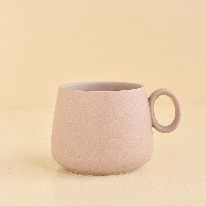 Pastel green ceramic coffee mug with a Kiwiana-inspired design, perfect for daily use in New Zealand homes and cafes.