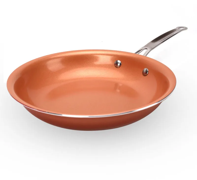 CermiTech™ Premium Non-Stick Copper Pans - Durable, Versatile, and Easy to Use Cookware