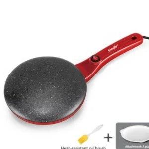 Breakfast Crepe Maker Spherical Non-Stick Baking Pan with one-stick flipping mechanism for easy, mess-free crepe preparation